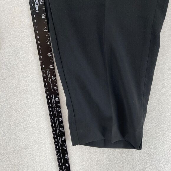 J.Crew Jamie Ankle Pants Women's Plus 18 Pull On Tapered Black Stretch Fabric‎ - Picture 9 of 13